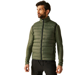 Regatta Marizion Baffled Gilet Olive Night Bodywarmer Heren Regatta Marizion Baffled Gilet Olive Night Bodywarmer Heren