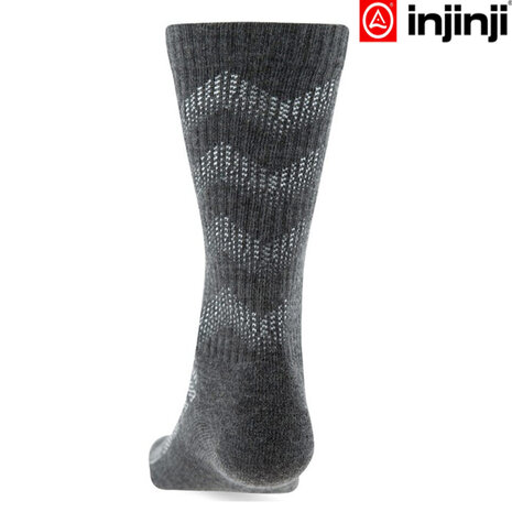 Injinji Outdoor Midweight Crew Wool Slate Teensokken