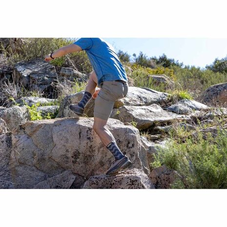 Injinji Outdoor Midweight Crew Wool Slate Teensokken