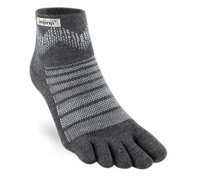 Injinji Outdoor Midweight Mini-Crew Wool Slate Teensokken