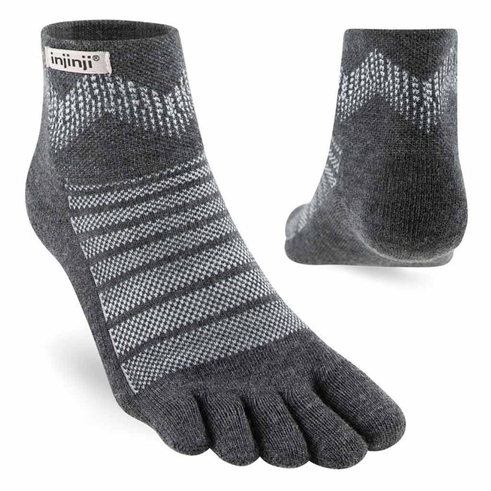 Injinji Outdoor Midweight Mini-Crew Wool Slate Teensokken