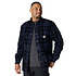 Flannel Sherpa Lined Navy Shirt Jacket Heren Flannel Sherpa Lined Navy Shirt Jacket Heren