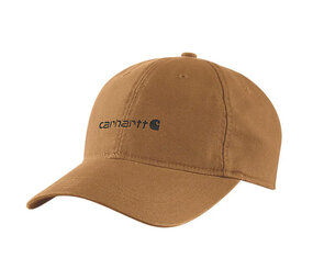 Carhartt Canvas Embroidered Graphic Cap Bruin Carhartt Canvas Embroidered Graphic Cap Bruin