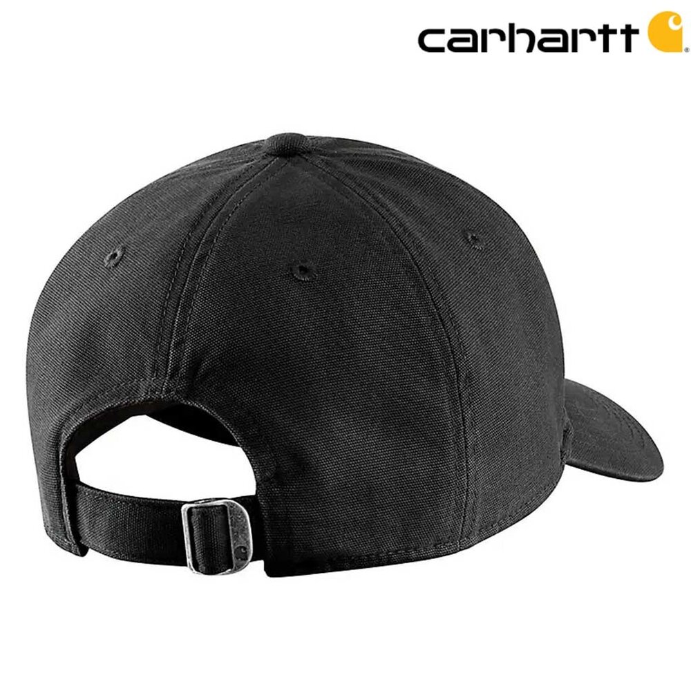 Carhartt Canvas Embroidered Graphic Cap Zwart