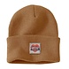 Carhartt Knit Heart Patch Beanie Bruin Muts Carhartt Knit Heart Patch Beanie Bruin Muts