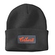 Carhartt Knit Cuffed Script Patch Beanie Black Muts Carhartt Knit Cuffed Script Patch Beanie Black Muts