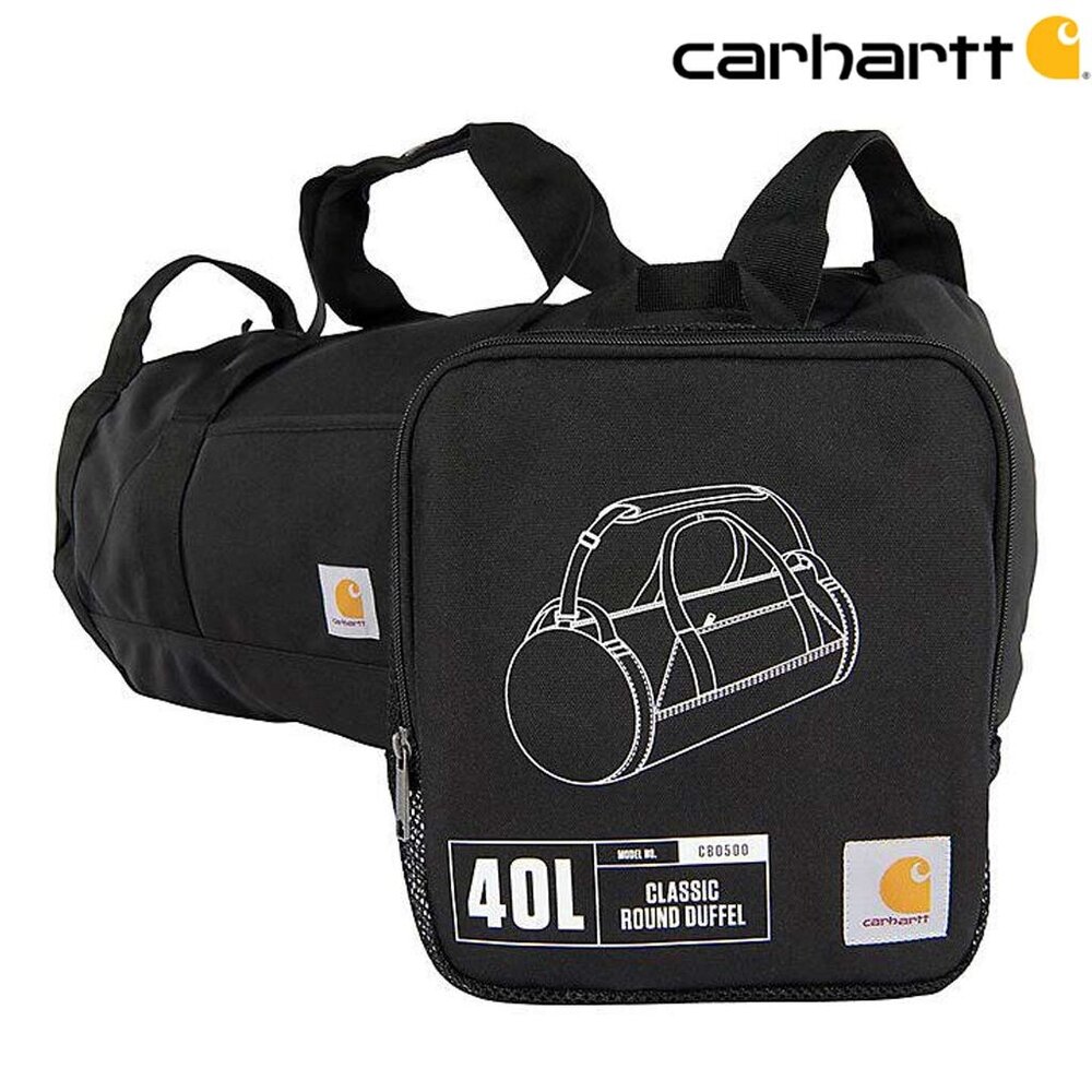 Carhartt 40L Classic Round Zwart Duffel