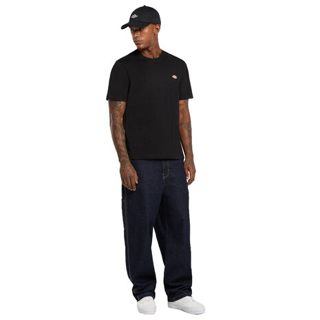 Dickies Mapleton Short Sleeve Tee Black T-Shirt Heren