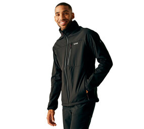 Regatta Moutdale Black Softshell Jas Heren Regatta Moutdale Black Softshell Jas Heren