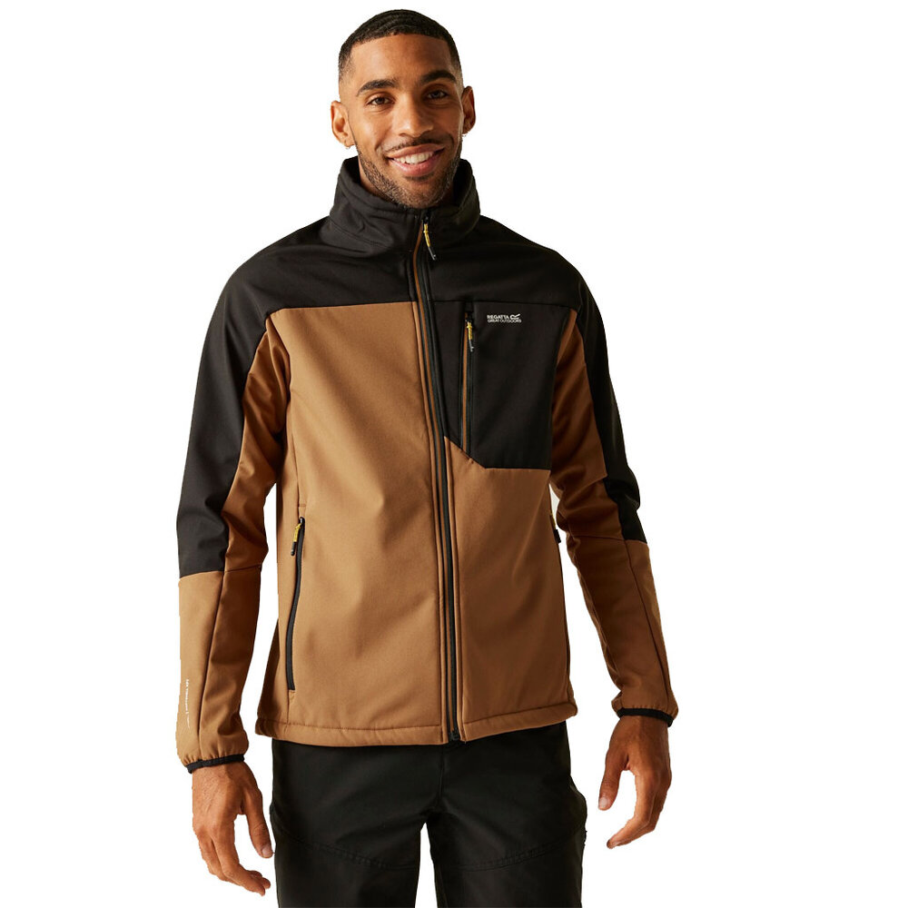 Regatta Moutdale Nut Brown Softshell Jas Heren Regatta Moutdale Nut Brown Softshell Jas Heren