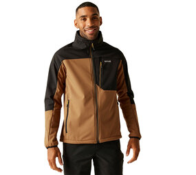 Regatta Moutdale Nut Brown Softshell Jas Heren Regatta Moutdale Nut Brown Softshell Jas Heren