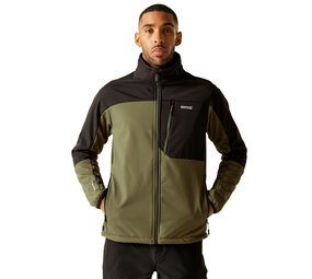 Regatta Moutdale Olive Night Softshell Jas Heren Regatta Moutdale Olive Night Softshell Jas Heren