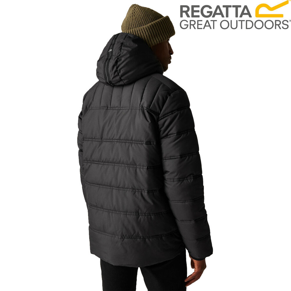 Regatta Leeshaw Black Winterjas Heren Regatta Leeshaw Black Winterjas Heren