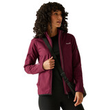 Regatta Moutdale Dark Pimento Softshell Jas Dames Regatta Moutdale Dark Pimento Softshell Jas Dames