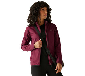 Regatta Moutdale Dark Pimento Softshell Jas Dames Regatta Moutdale Dark Pimento Softshell Jas Dames