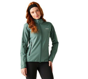 Regatta Moutdale Spruce Green Softshell Jas Dames Regatta Moutdale Spruce Green Softshell Jas Dames