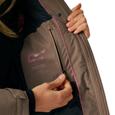 Regatta Eryn Mocha Winterjas Dames Regatta Eryn Mocha Winterjas Dames