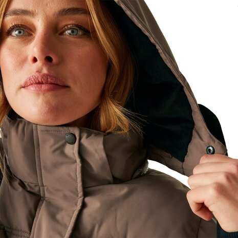 Regatta Eryn Mocha Winterjas Dames Regatta Eryn Mocha Winterjas Dames