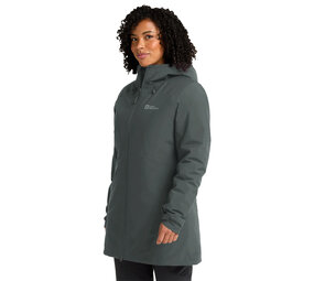 Jack Wolfskin Heidelstein Insulated Slate Green Winterjas Dames Jack Wolfskin Heidelstein Insulated Slate Green Winterjas Dames
