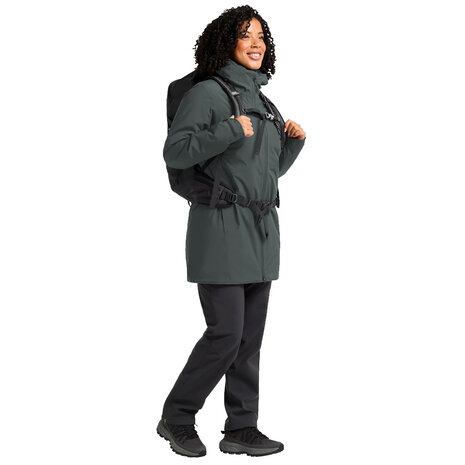 Jack Wolfskin Heidelstein Insulated Slate Green Winterjas Dames Jack Wolfskin Heidelstein Insulated Slate Green Winterjas Dames