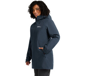 Jack Wolfskin Heidelstein Insulated Midnight Sky Winterjas Dames Jack Wolfskin Heidelstein Insulated Midnight Sky Winterjas Dames