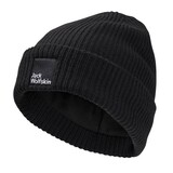 Jack Wolfskin Pergamon Beanie Zwart Muts Jack Wolfskin Pergamon Beanie Zwart Muts