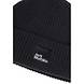 Jack Wolfskin Pergamon Beanie Zwart Muts Jack Wolfskin Pergamon Beanie Zwart Muts