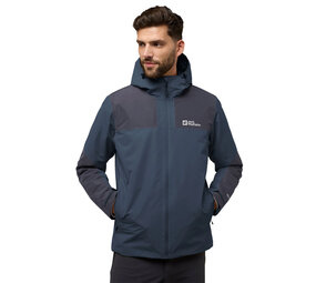 Jack Wolfskin Jasper Insulated Midnight Sky Winterjas Heren Jack Wolfskin Jasper Insulated Midnight Sky Winterjas Heren