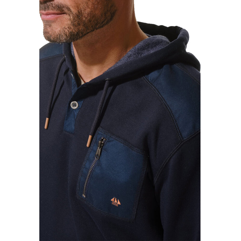 Hublot Marc Marine Trui met Capuchon Heren Hublot Marc Marine Trui met Capuchon Heren