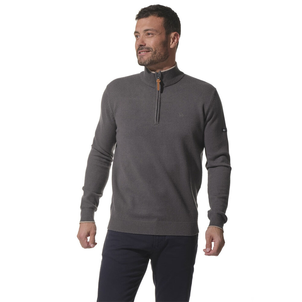 Hublot Nathan Carbon Maritieme Trui met Kraag Heren Hublot Nathan Carbon Maritieme Trui met Kraag Heren