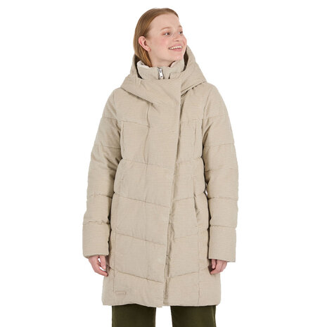 Ragwear Pavla Cordy Bone Winterjas Dames Ragwear Pavla Cordy Bone Winterjas Dames