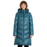 Ragwear Rebelka Shiny Ocean Green Winterjas Dames