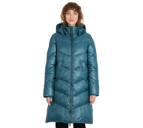 Ragwear Rebelka Shiny Ocean Green Winterjas Dames Ragwear Rebelka Shiny Ocean Green Winterjas Dames