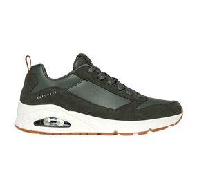 Skechers Uno Stacre Olive Wandelsneakers Heren Skechers Uno Stacre Olive Wandelsneakers Heren