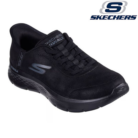 Skechers Slip Ins Go Walk Flex Mali Black Wandelschoenen Dames Skechers Slip Ins Go Walk Flex Mali Black Wandelschoenen Dames
