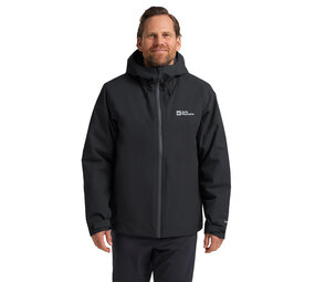 Jack Wolfskin Wisper Insulated Black Winterjas Heren Jack Wolfskin Wisper Insulated Black Winterjas Heren