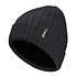 Rib Knit Beanie Black Muts Rib Knit Beanie Black Muts