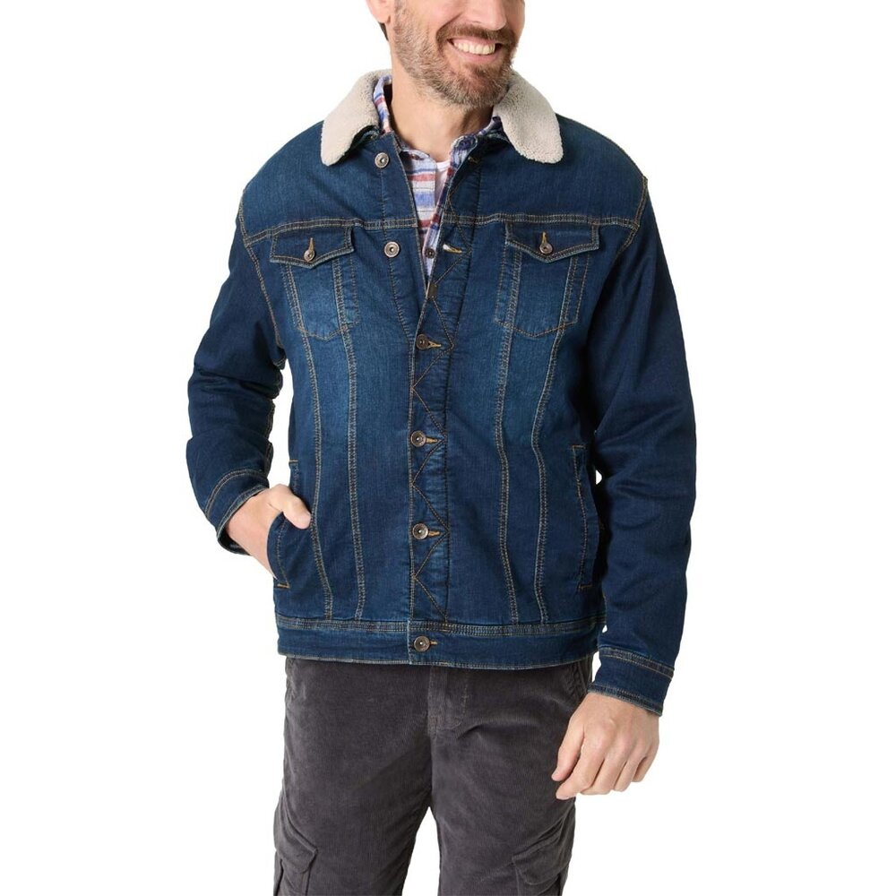 Timezone Used Rinswash Denim Jacket Heren Timezone Used Rinswash Denim Jacket Heren