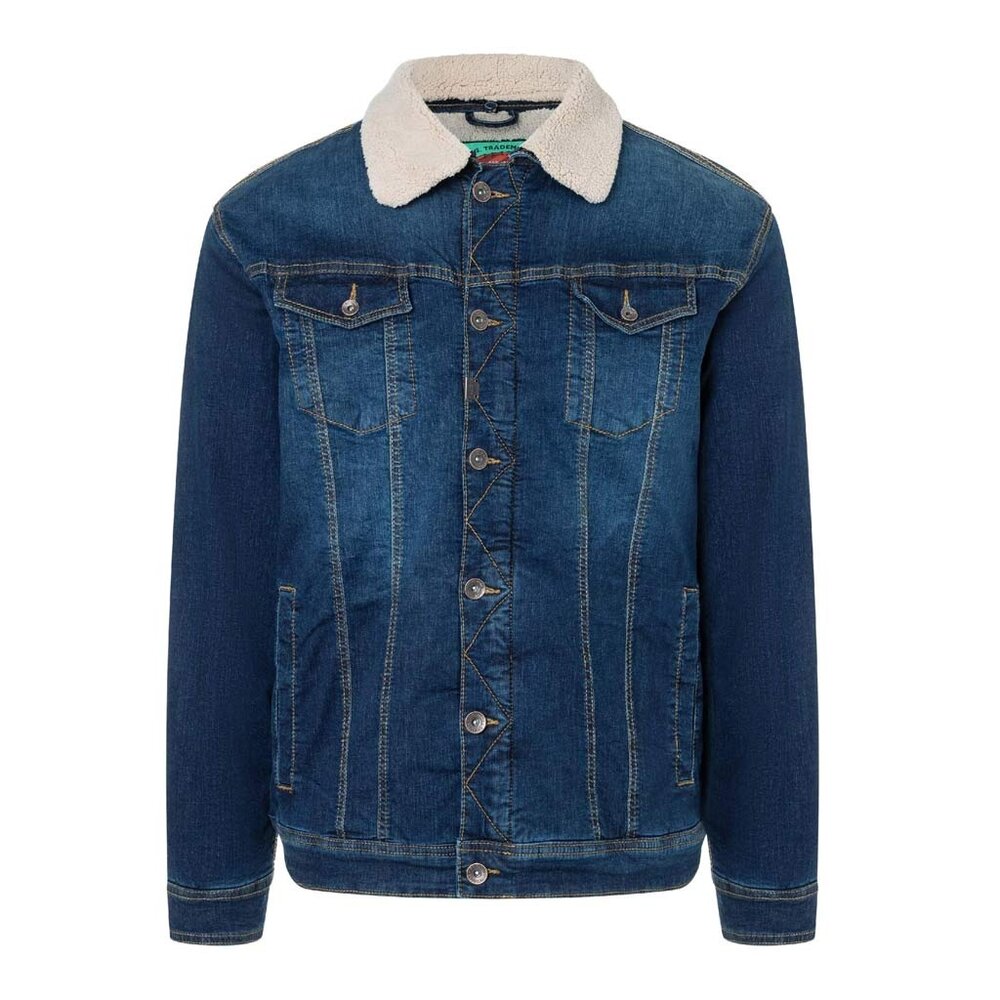 Timezone Used Rinswash Denim Jacket Heren Timezone Used Rinswash Denim Jacket Heren