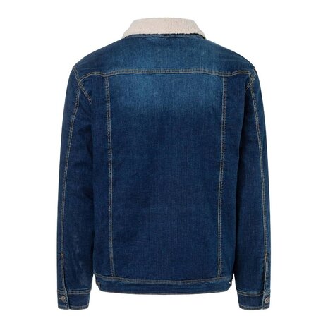 Timezone Used Rinswash Denim Jacket Heren Timezone Used Rinswash Denim Jacket Heren