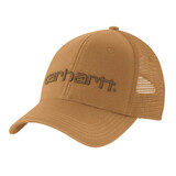 Carhartt Canvas Mesh Back Logo Bruin Cap