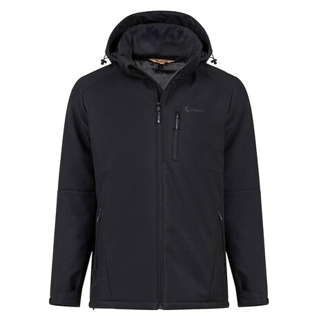 Life Line Joy Zwart Gevoerde Softshell Jas Heren Life Line Joy Zwart Gevoerde Softshell Jas Heren