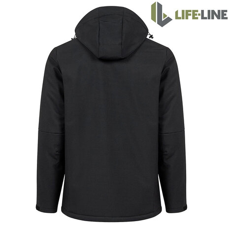 Life Line Joy Zwart Gevoerde Softshell Jas Heren Life Line Joy Zwart Gevoerde Softshell Jas Heren