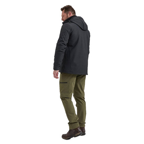 Life Line Joy Zwart Gevoerde Softshell Jas Heren Life Line Joy Zwart Gevoerde Softshell Jas Heren