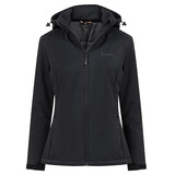 Life Line Dani Zwart Gevoerde Softshell Jas Dames Life Line Dani Zwart Gevoerde Softshell Jas Dames