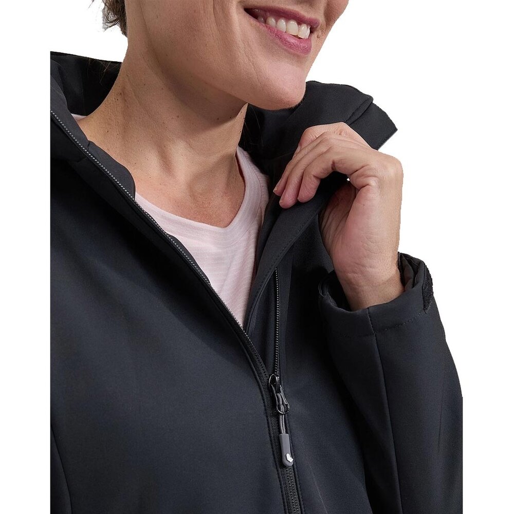 Life Line Dani Zwart Gevoerde Softshell Jas Dames Life Line Dani Zwart Gevoerde Softshell Jas Dames