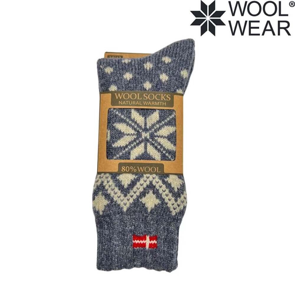 Woolwear 80% Wol Denim Deense Sokken Woolwear 80% Wol Denim Deense Sokken