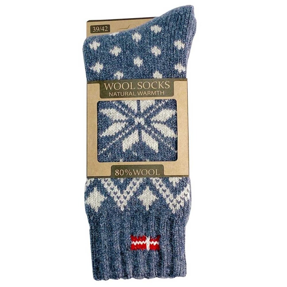 Woolwear 80% Wol Denim Deense Sokken Woolwear 80% Wol Denim Deense Sokken