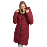 Ragwear Natalin Wine Red Winterjas Dames