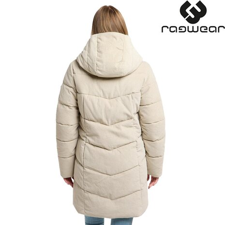Ragwear Pavla Cordy Bone Winterjas Dames Ragwear Pavla Cordy Bone Winterjas Dames